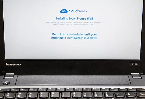 Neverware Cloudready on a Lenovo x131e
