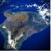 Satellite image of Hawaii