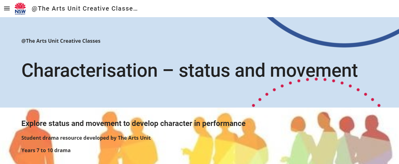 Characterisation: Status & movement