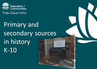 Thumbnail of the Primary and secondary sources in history PowerPoint