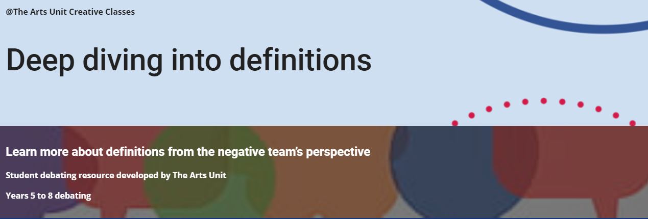 Deep diving into definitions