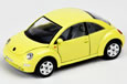 A yellow toy Volkswagen.