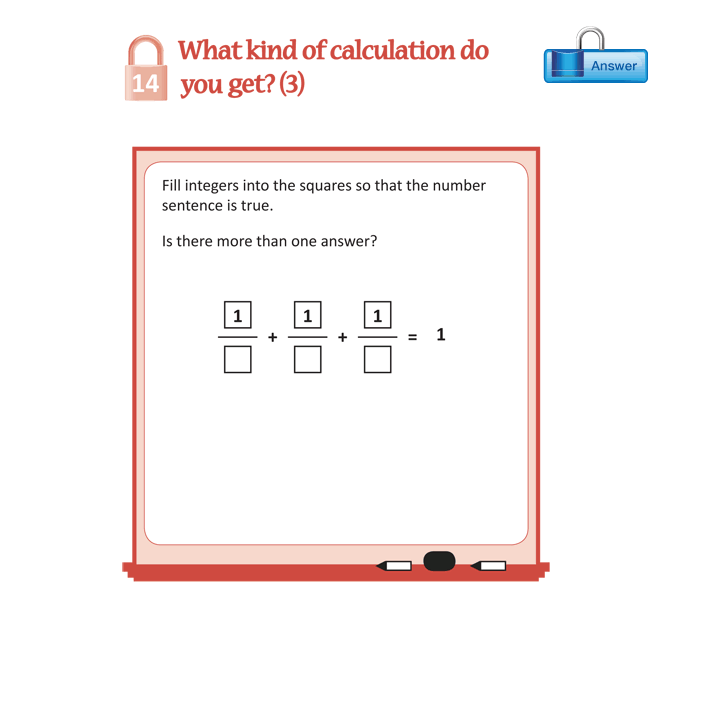 What kind of calculation do you get? (3)