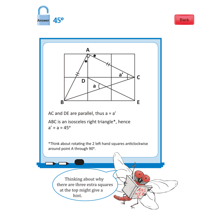 How large is the angle?? - Answer - 45 degrees