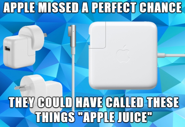 ICT Thought - Apple missed a perfect chance. They could have called these things "Apple Juice"
