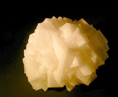 a lump of crystal with many short straight sides