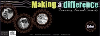 Home page of Making a difference resource