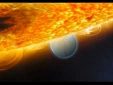 Artists concept of Hubble's exoplanet findings.
