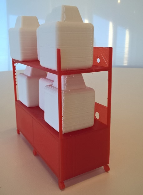 A design for a mobile 3D Printer lab