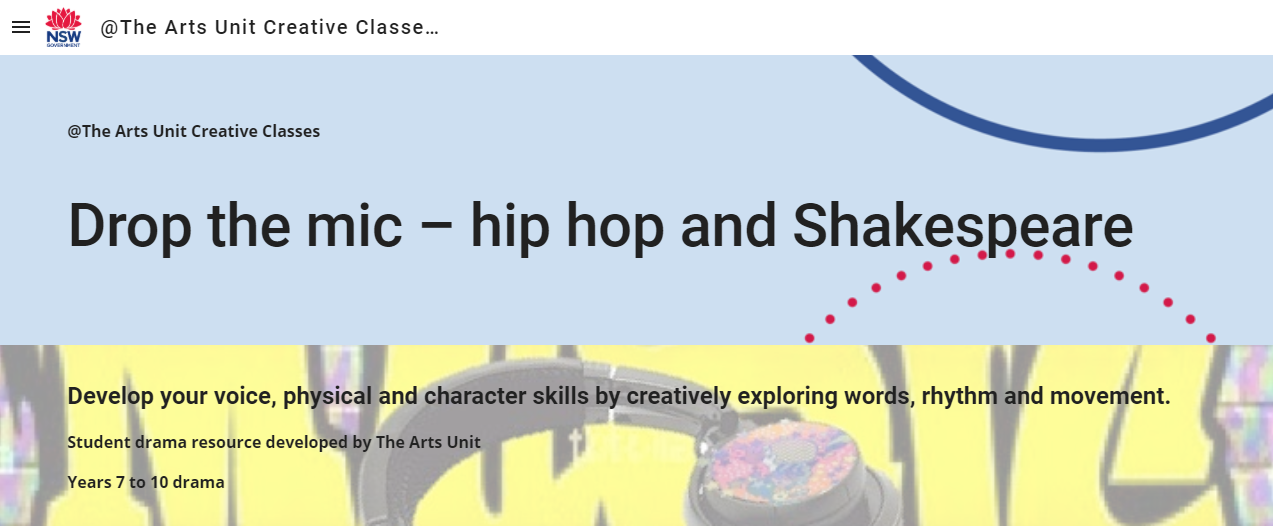 Drop the mic - hip hop & Shakespeare