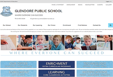 Click to visit Glendore Public School's website