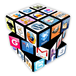 Rubik's cube style  box with app icons