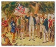 Painting of Captain Cook taking formal possession of New South Wales in 1770