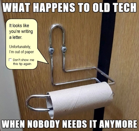 ICT Thought - What happens to old tech when nobody needs it anymore
