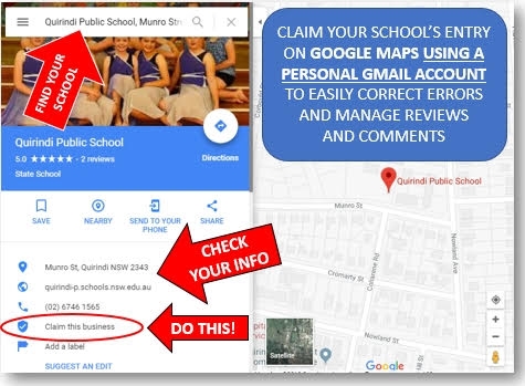 How to claim your school on Google Maps