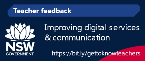 Click here to help us improve digital services and communication for teachers