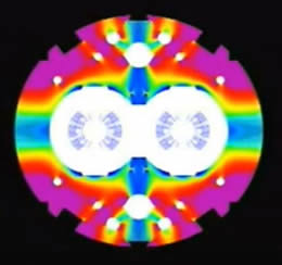 Decorative image from CERN video LHC superconducting magnets 3 
