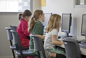Image - students at desktop computers