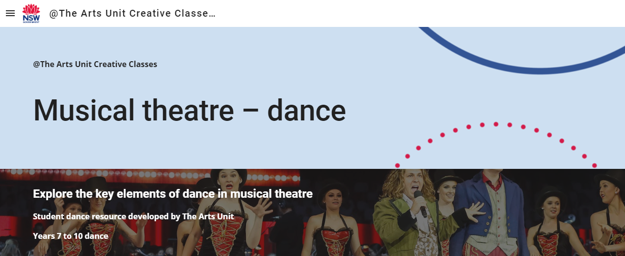 Musical theatre: dance