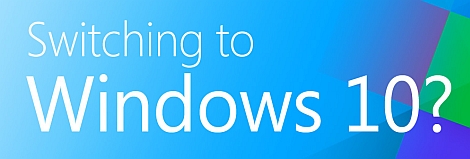 Switching to Windows 10 image