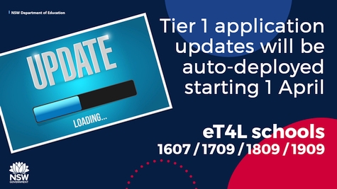 eT4L Tier 1 application updates for Acrobat Reader and Google Chrome are on their way!
