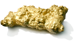 Gold nugget, linked to History Hill website