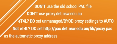 Image: Don't use the old PAC file