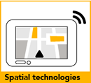 Spatial technologies icon.