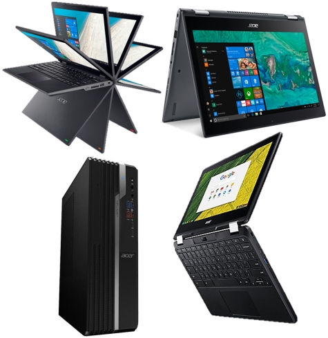 Acer devices on DoE Catalogue