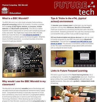 Check out the BBC Microbit edition of FUTUREtech!