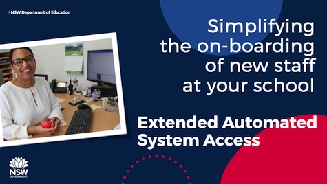 Extended Automated System Access - Simplifying the on-boarding of new staff at your school