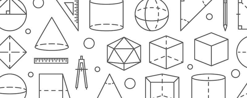 Geometric 2d and 3d shapes.