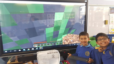 Minecraft EE is a hit at Quakers Hill Public School
