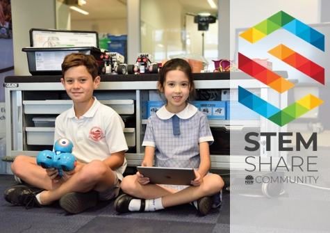 Students using a STEMshare kit - click this image to access the booking system userguide