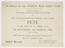 On behalf of the Citizens' war chest fund, The Australian Bank of Commerce Lady Clerks' Fete, Saturday 2 March 1918, 3 to 10 p.m. Tickets six pence each.