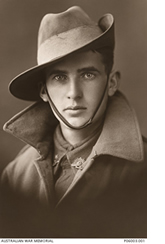 WW1 Soldier in greatcoat and slouch hat