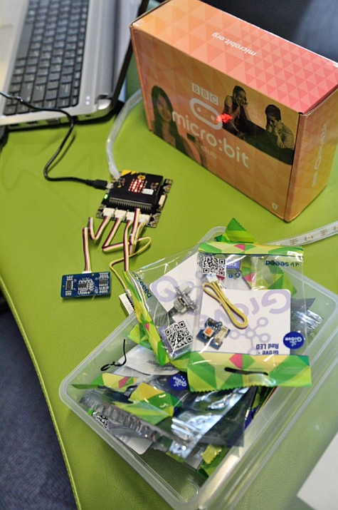 Hooking up accessories to the BBC Microbit
