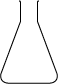Flask with a small opening
