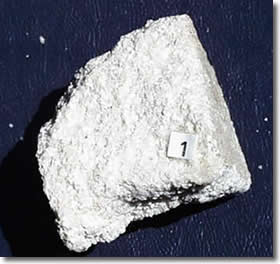 Light coloured rock