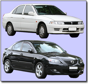 Two cars