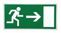Image: exit sign